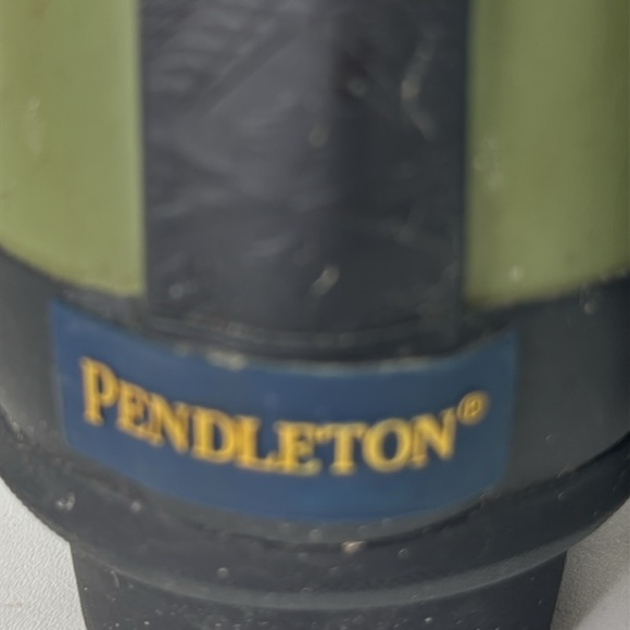 Pendleton Olive and Black Faux Fur Rain Rubber Ankle Boots - Picture 6 of 10